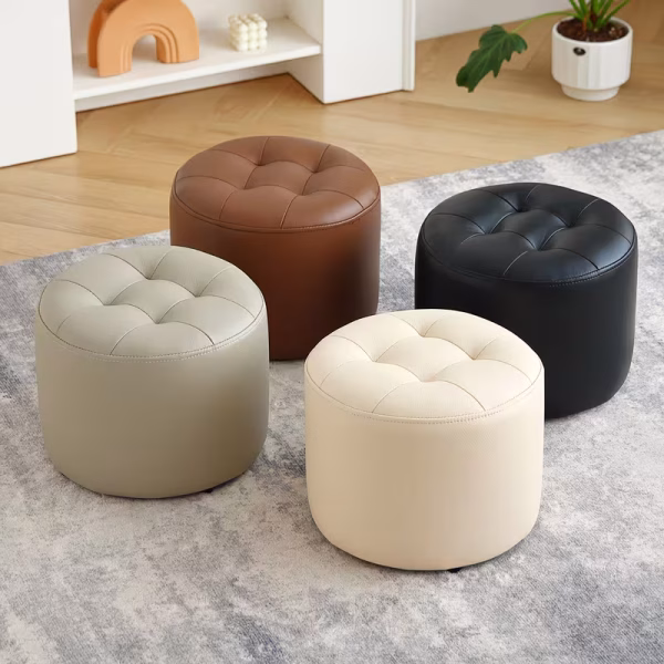 b29ca205-08f5-4745-aa66-fc4234e3681e TABURE - Compact Leatherette Puff